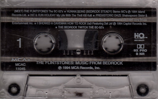 Various : The Flintstones (Music From Bedrock) (Cass, Album, CrO)