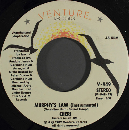 Cheri : Murphy's Law (7")