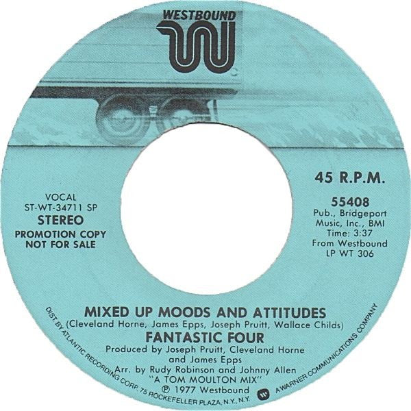 Fantastic Four : Mixed Up Moods And Attitudes (7", Mono, Promo)