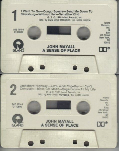 John Mayall & The Bluesbreakers : A Sense Of Place (Cass, Album, Club)