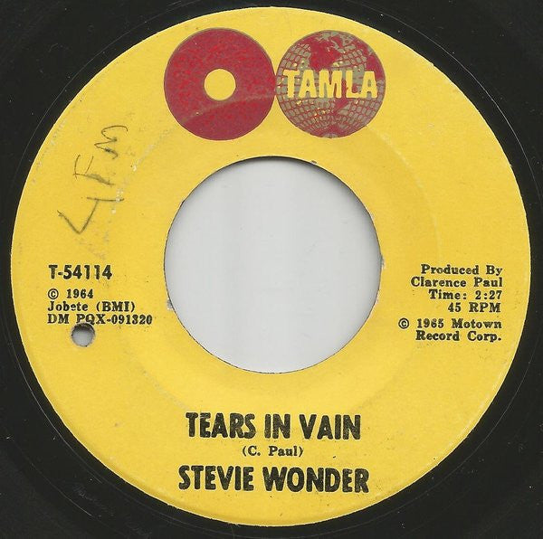 Stevie Wonder : Kiss Me Baby (7")
