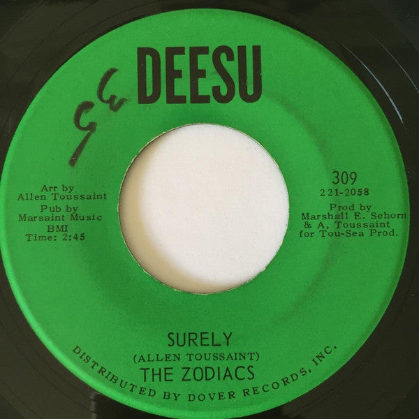 Maurice Williams & The Zodiacs : Don't Ever Leave Me / Surely (7", Single)