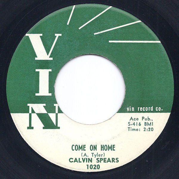 Calvin Spears : Doing The Rock And Roll (7")
