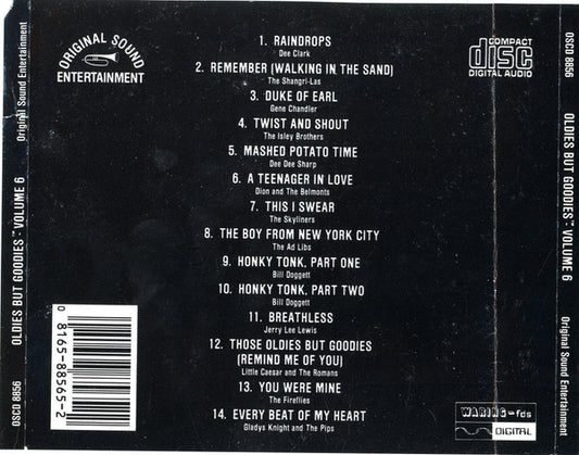 Various : Oldies But Goodies Vol. 6 (CD, Comp)