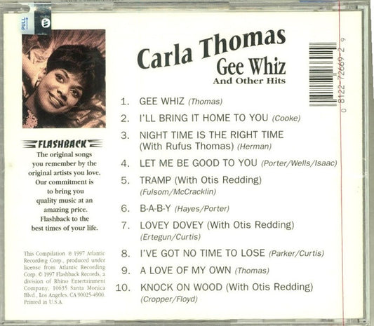 Carla Thomas : Gee Whiz And Other Hits (CD, Comp)