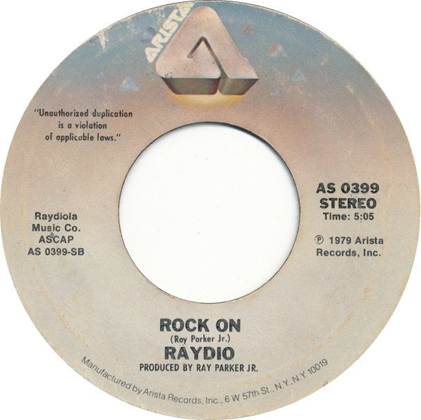 Raydio : You Can't Change That (7", Single, Ter)