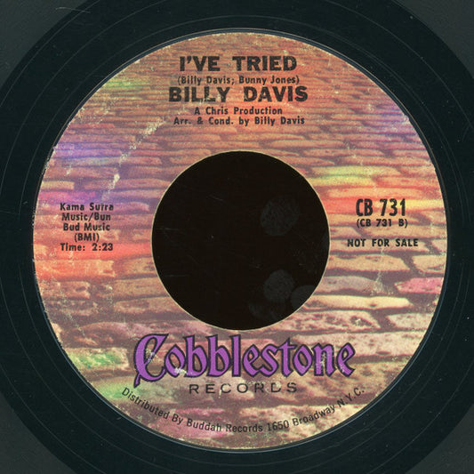 Billy Davis (9) : Stanky (Get Funky) (7", Promo, Styrene)