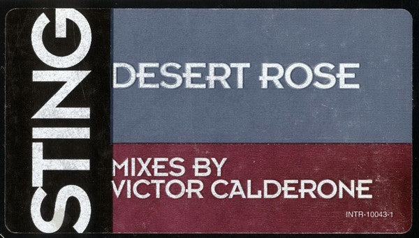 Sting : Desert Rose (Mixes By Victor Calderone) (12")