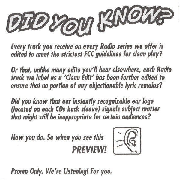 Various : Promo Only Mainstream Radio: September 05 (CD, Comp, Promo)