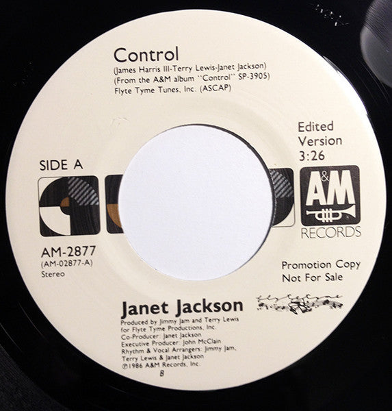 Janet Jackson : Control (7", Promo)