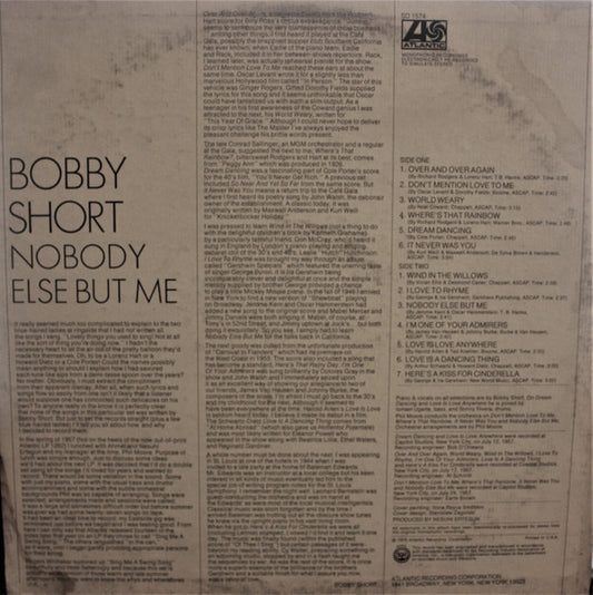 Bobby Short : Nobody Else But Me (LP, Album)