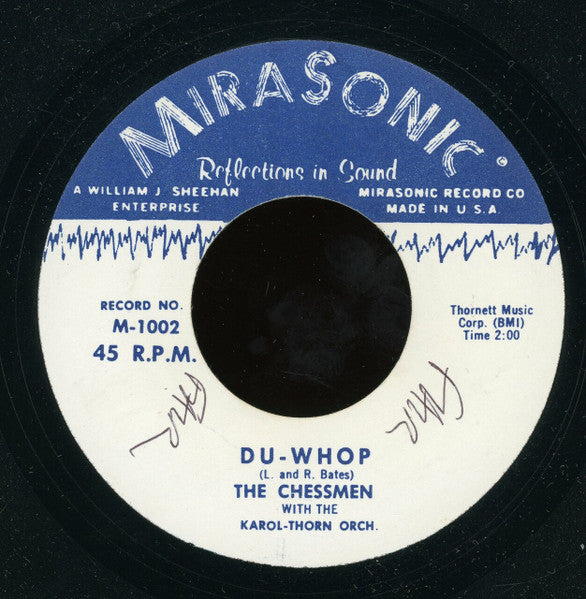 The Chessman With The Karol-Thorn Orch. : I Live For You / Du-Whop (7", Unofficial)