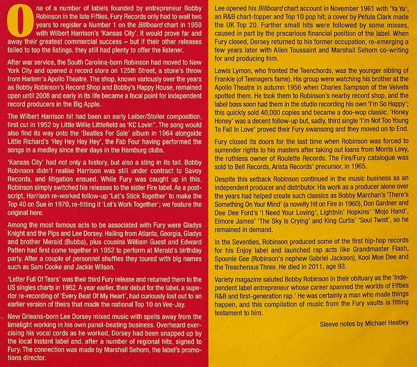 Various : Let's Stick Together - The Fury Records Story (2xCD, Comp)