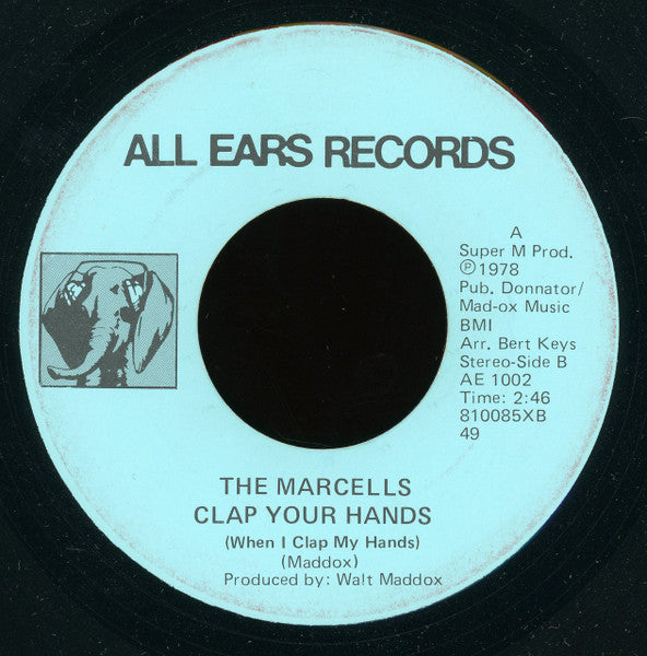 The Marcels : Blue Moon / Clap Your Hands (When I Clap My Hands) (7")