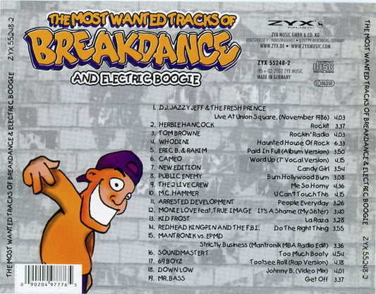 Various : The Most Wanted Tracks Of Breakdance And Electric Boogie (CD, Comp)