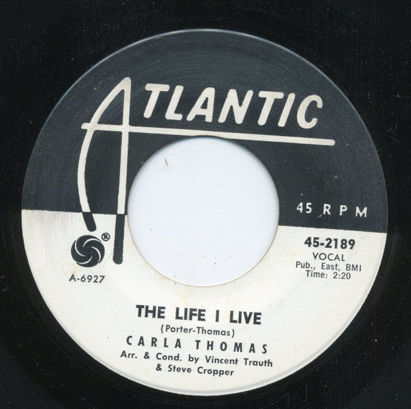 Carla Thomas : What A Fool I've Been / The Life I Live (7", Single, Promo)