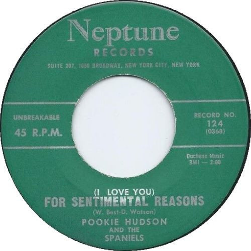 Pookie Hudson And The Spaniels : Meek Man (7")