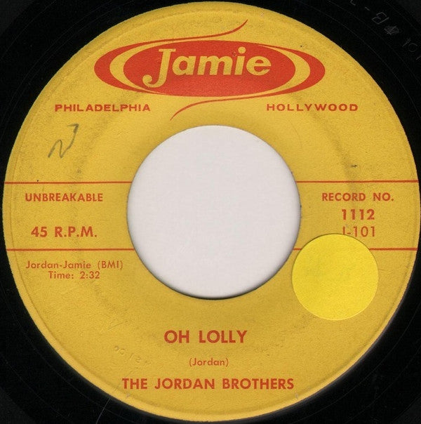 The Jordan Brothers : Send Me Your Picture / Oh Lolly (7")