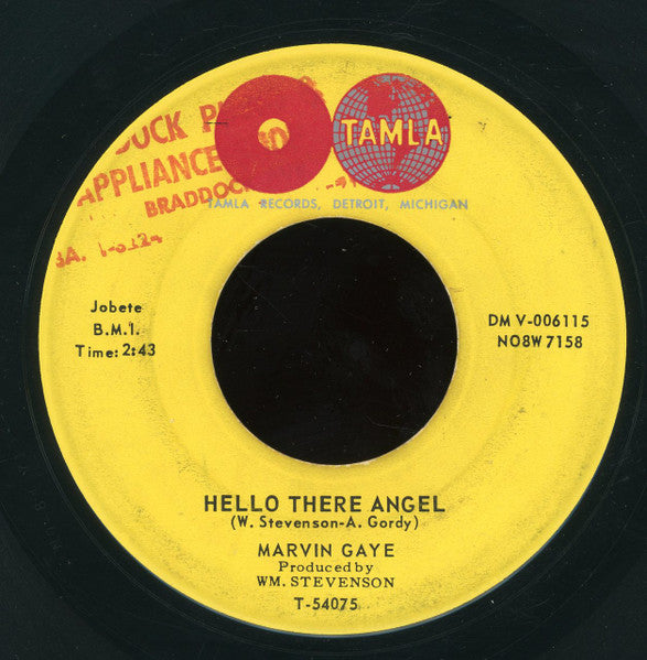Marvin Gaye : Hitch Hike / Hello There Angel (7", Roc)