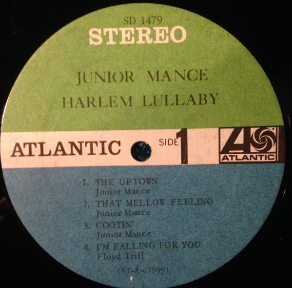 Junior Mance : Harlem Lullaby (LP, Album, Gat)