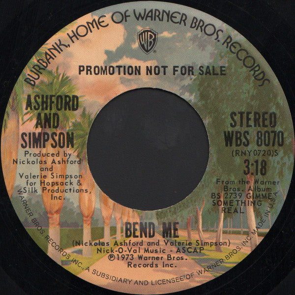 Ashford & Simpson : Bend Me (7", Mono, Promo)