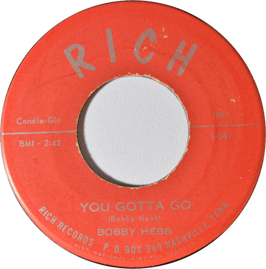Bobby Hebb : Night Train To Memphis / You Gotta Go (7", Single)