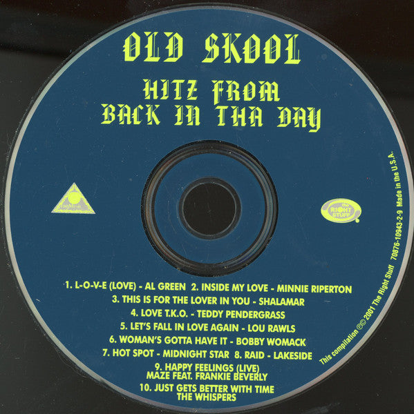Various : Old Skool Hitz From Back In The Day (CD, Comp, Promo)