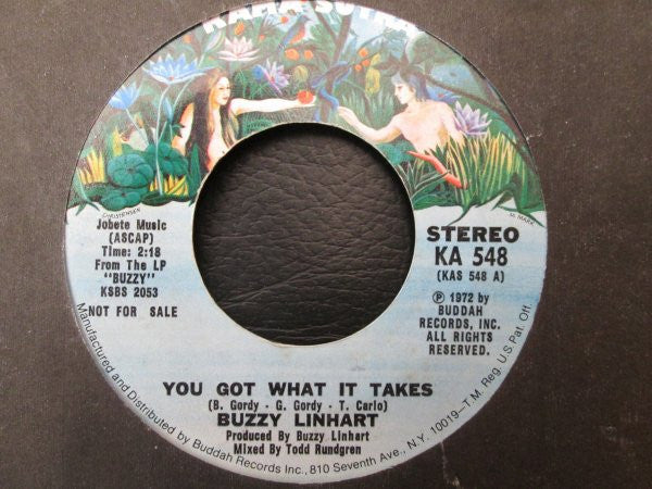 Buzzy Linhart : You Got What It Takes (7", Single, Mono, Promo, Styrene)