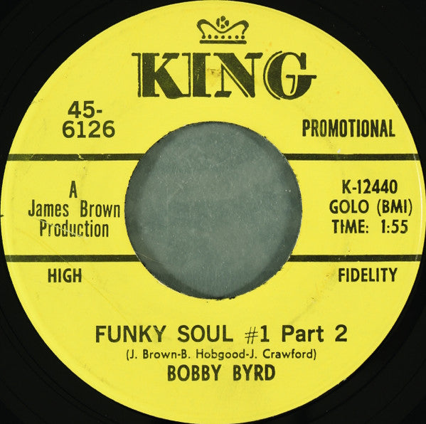 Bobby Byrd : Funky Soul #1 (7", Promo)
