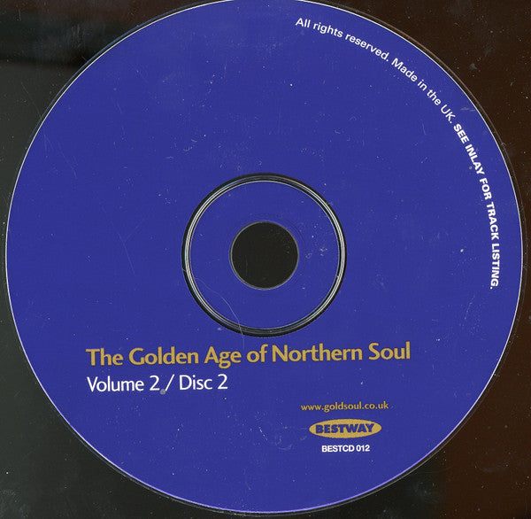 Various : The Golden Age Of Northern Soul Volume 2 (2xCD, Comp)