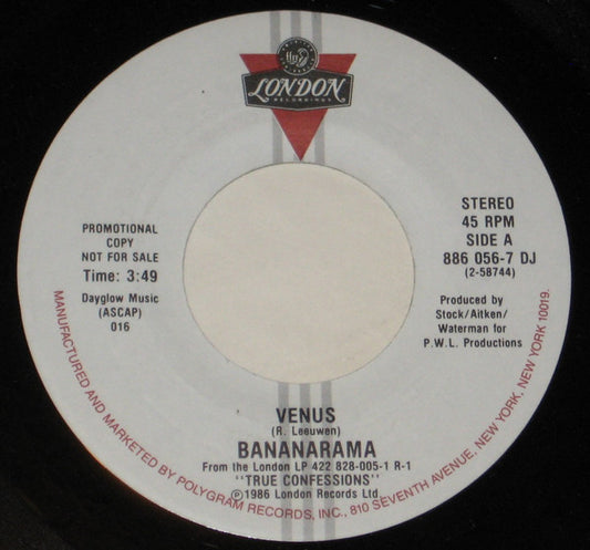 Bananarama : Venus (7", Promo)