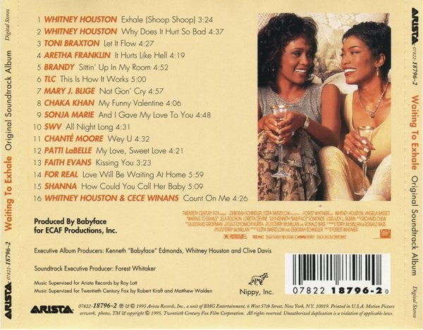 Various : Waiting To Exhale - Original Soundtrack Album (CD, Album)