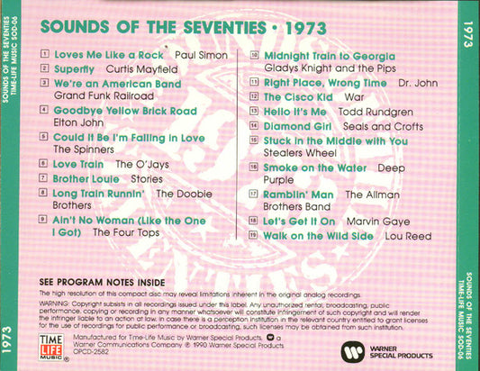 Various : Sounds Of The Seventies 1973 (CD, Comp)