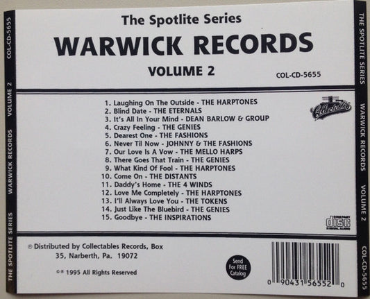 Various : Spotlite On Warwick Records, Volume 2 (CD, Comp)