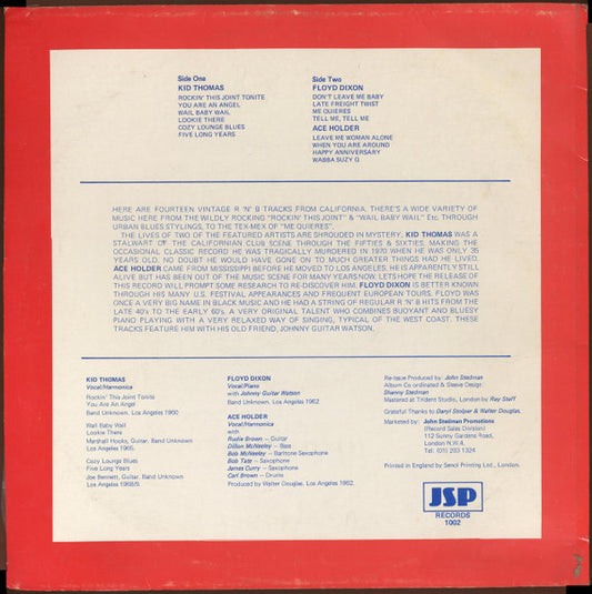 Various : Rockin' This Joint Tonite (LP, Comp)