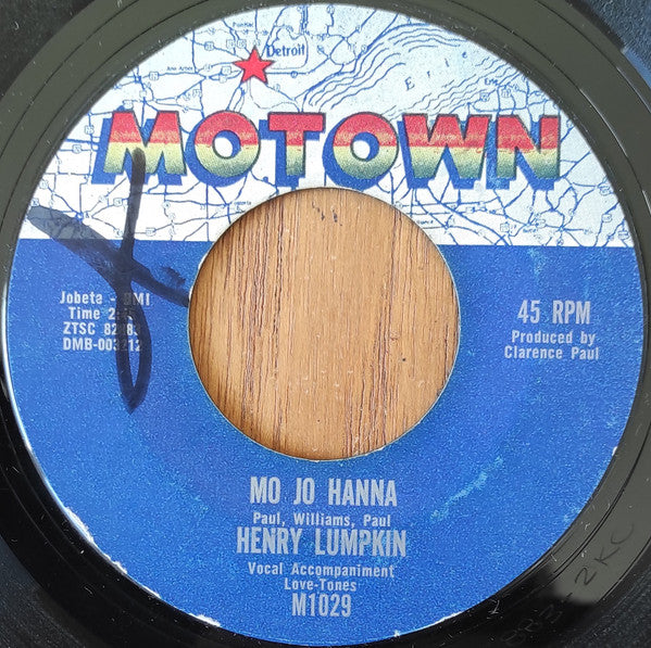 Henry Lumpkin : Break Down And Sing / Mo Jo Hanna (7", Single, Styrene)