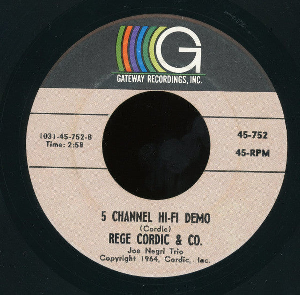 Rege Cordic : Bingo / 5 Channel Hi-Fi Demo (7")