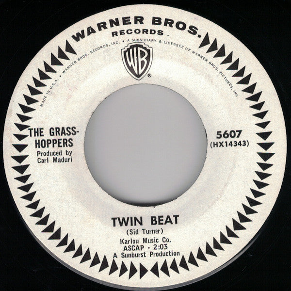 The Grasshoppers (5) : Mod Socks / Twin Beat (7", Single, Promo)