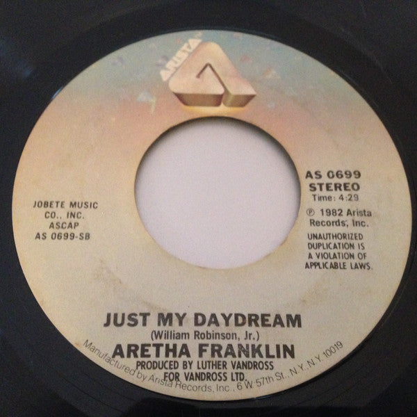 Aretha Franklin : Jump To It (7", Single, Styrene, Ter)