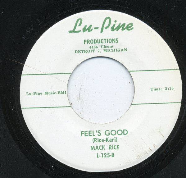 Sir Mack Rice : The Whip / Feel's Good (7", Single)