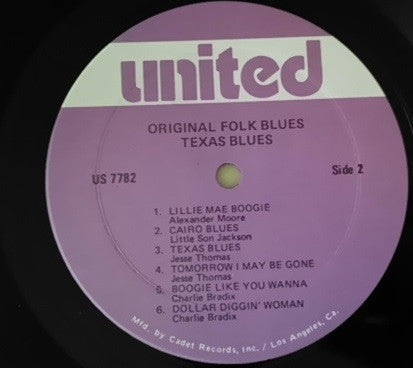 Various : Texas Blues (LP, Comp, RE)