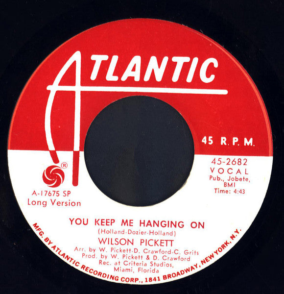 Wilson Pickett : You Keep Me Hanging On (7", Single, Promo, SP-)