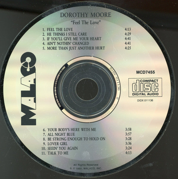 Dorothy Moore : Feel The Love (CD, Album, RE)