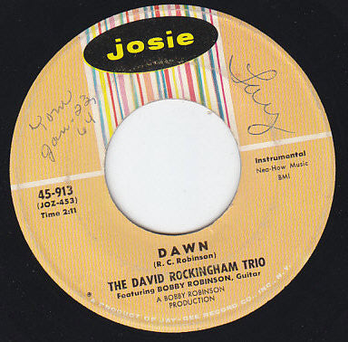 The David Rockingham Trio : That's All / Dawn (7", Single)