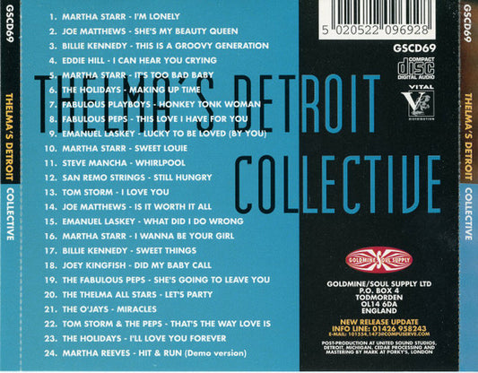 Various : Thelma's Detroit Collective (CD, Comp, RE, Tec)
