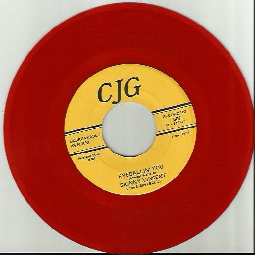 Skinny Vincent & The Eightballs : Eyeballin' You / So Good (7", Red)