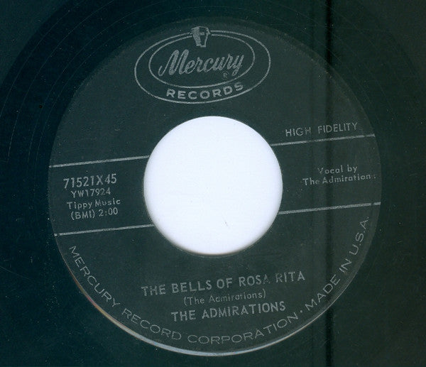 The Admirations (6) : Little Bo-Peep / The Bells Of Rosa Rita (7", Single)