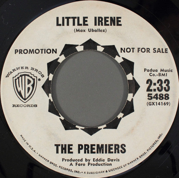 The Premiers : So Fine (7", Promo)