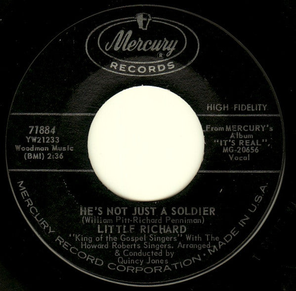Little Richard : Joy, Joy, Joy (Down In My Heart) (7", Styrene)