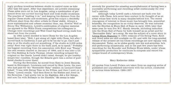 Lowell Fulson : The Complete Chess Masters (2xCD, Comp)